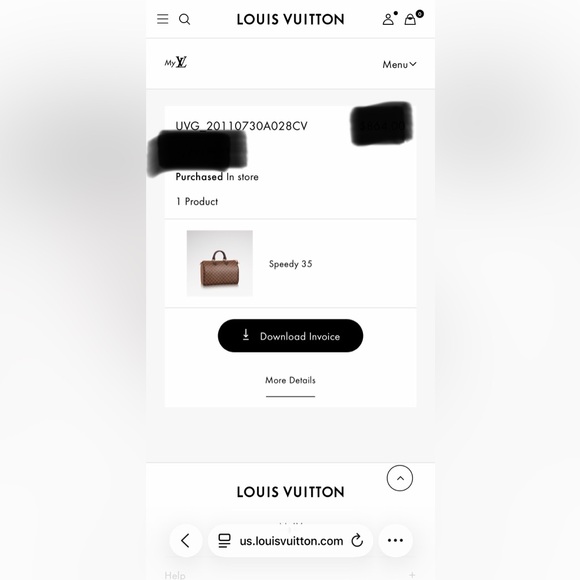 Louis Vuitton Speedy 35, Damier Ebene, Mint Condition with Dust Bag, Lock, Key - Picture 2 of 16